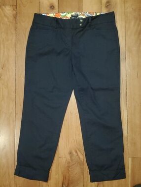 Tommy Hilfiger Navy Blue Capri Pants "The Reade Crop"